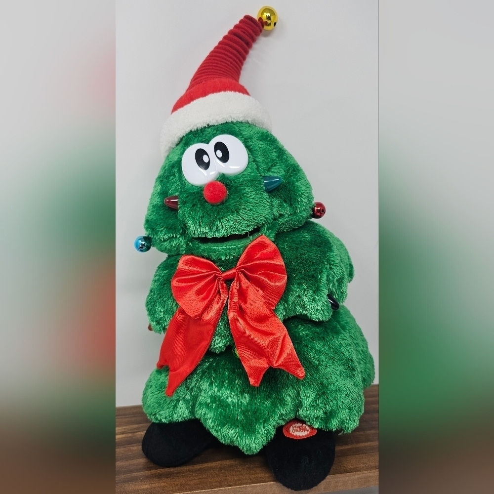 Sound & Light Animatronics Rockin Around The Christmas Tree Soft Plush 15" WORKS - Picture 6 of 15